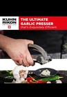 Epicurean Garlic Press  Stainless Steel Silver