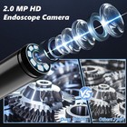 Endoscope Camera With 16ft Borescope Inspection Cameras For Iphone Ipad android