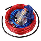 12 Gauge Transparent Power Wiring Kit For 1500w Car Audio Amp Subwoofer Install