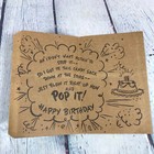 Vintage Hallmark Birthday Greeting Card Paper Bag Hillbilly   Ephemera