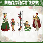 5 Set Large Vintage Christmas Family Carolers Yard Signs Xmas Outdoor Lawn