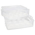 Snapware 2-layer Detachable Plastic Cupcake Carrier - Made In Usa