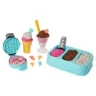 Kinetic Sand Scents Ice Cream Treats Playset Scented Sand And 6 Serving Tools