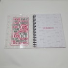 Lady Boss Momentum Journal Pink Spiral Notebook Planner Organizer Goals