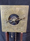 Antique Clepsydra Water Clock Brass   Wood 24 Hour Dial English Style Timepiece 