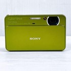 Sony Cyber-shot Dsc-t99 14 1mp Digital Camera Touch Screen Green -90 New