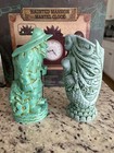 Pair Of 2 Disney Cruise Treasure Haunted Mansion Parlor Tiki Mug 1st Edition