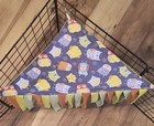 Handmade Guinea Pig  Small Pet Fleece Corner Hidey Bedding Owls Curtain