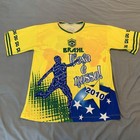 Brazil Cbf Soccer Jersey Mens Large Yellow Hexa E Nosso 2010 Football Shirt