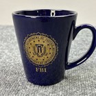 Vtg Federal Bureau Investigation Fbi Department Of Justice Doj Coffee Mug 12oz