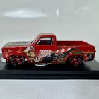 Hot Wheels Custom 83 Chevy Silverado Squarebody Super Mario Truck Real Riders