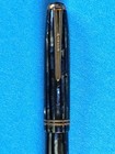 Parker Duofold Fountain Pen And Pencil  Blue Striped Vacumatic Filler  1941