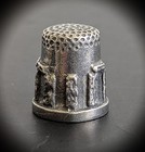 Vintage Solid Pewter Stonehenge Souvenir Thimble