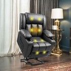 Flexispot Elderly Power Lift Recliner Chair Sofa Massage And Heat Cup Holders 