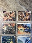 1950 Bowman Wild Man  r701-18  Lot Of 9 Trading Cards Vintage