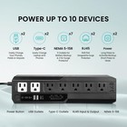 Ups Battery Backup Surge Protector Power Supply