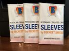 Beckett Shield Resealable Graded Card Sleeves 3 Packs Of 100 - 300 Total