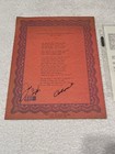 Jsa Coa Colonel Tom Parker   Joe Esposito Autograph Elvis Presley Manager Boxcar