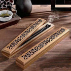 Carving Wooden Incense Burner Incense Burner Ash Catcher Home Aromatherapy Yoga