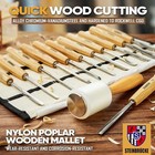 12pc Wood Carving Chisel Set Carbon Steel Gouges For Spoon Bowl Woodworking