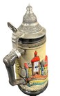 Zoller   Born Limited Edition German Beer Stein W Pewter Lid