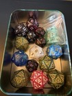 Magic The Gathering Spindown D20 Dice Lot Of 14 Oversized And Regular Lotr 