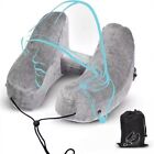 Inflatable Travel Pillow Set For Airplane  Inflatable Neck Pillow For Airplane