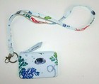 Vera Bradley Zip Id Case And Lanyard Set Anchors Aweigh