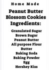 2 Dozen Homemade Peanut Butter Blossom Cookies     Fresh   Delicious