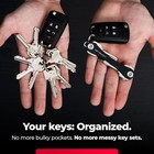 Keysmart Original Key Holder - Compact Key Organizer For Key Chain  Minimalist C