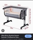 Mika Mickey Bedside Bassenet