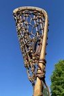 Very Nice Vintage Wooden Canadian Lacrosse Inc  Stick Lax 42  Long Label