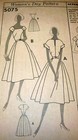  lovely Vtg 1950s Dress Sewing Pattern 14 32 Ff