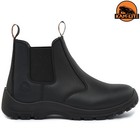Work Boots For Men Slip On Steel Toe Boots Waterproof Non-slip Safety Boots