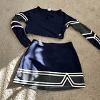 2 Piece Varsity Spirit Top Skirt Cheerleading Uniform Sz 13 14