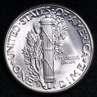 1944-d Mercury Silver Dime Gem Bu  uncirculated  Ms E316 Zvcb