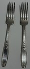 Lot Of 6 - 7-1 4    Silverplate Dinner Forks - 1847 Rogers Bros - Ambassador
