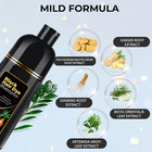 Black Hair Dye Shampoo 3 In 1 Instant Color Herbal Ingredients For Men women Us