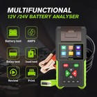 Topdiag Bt500 Car Battery Tester Printer For Batteries Load alternator capacity