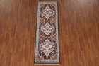 Floral Traditional Heriz Serapi Oriental Runner Rug 2  6  X 7  10  Handmade Rug