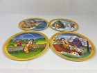 Vintage 1977   4   Ronald Mcdonald 10  Plates Seasons Unused 4 Piece Set