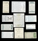 Otterhound Hunting Dog Antique Vintage Cigarette Cards - X 11 All Original