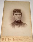 Rare Antique Id d American Woman  Disabled  Manchester  Nh Cabinet Card Photo 