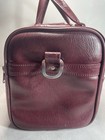 Vintage American Tourister Burgundy Carry On Travel Bag Weekender Duffel