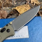 Authentic Benchmade Pocketknife Bugout 535 Olive Green Handle Cpm-s30v Blade