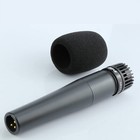 Sm57 Windscreen Mic Foam Replacement For Sm57 Vocal Microphone Pop Filter Black