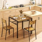 Dining Table Set For 2  3 Piece Kitchen Table Chairs For Small