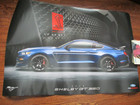 2018 Shelby Mustang Gt350 Ford Performance  Poster  Double Sided 35x24