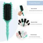 Soft Bristle Cushion Hair Brush     Massage Paddle Brush For Smoothing   Detanglin