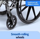 Medline Lightweight Wheelchair For Adults With Swing-back  Desk-length Arms    